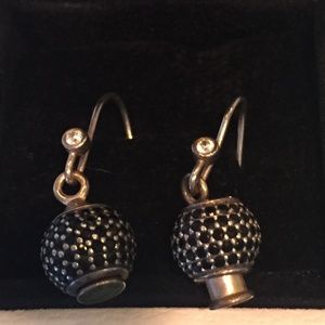 Pandora Hanging Earrings with Diamond chip
